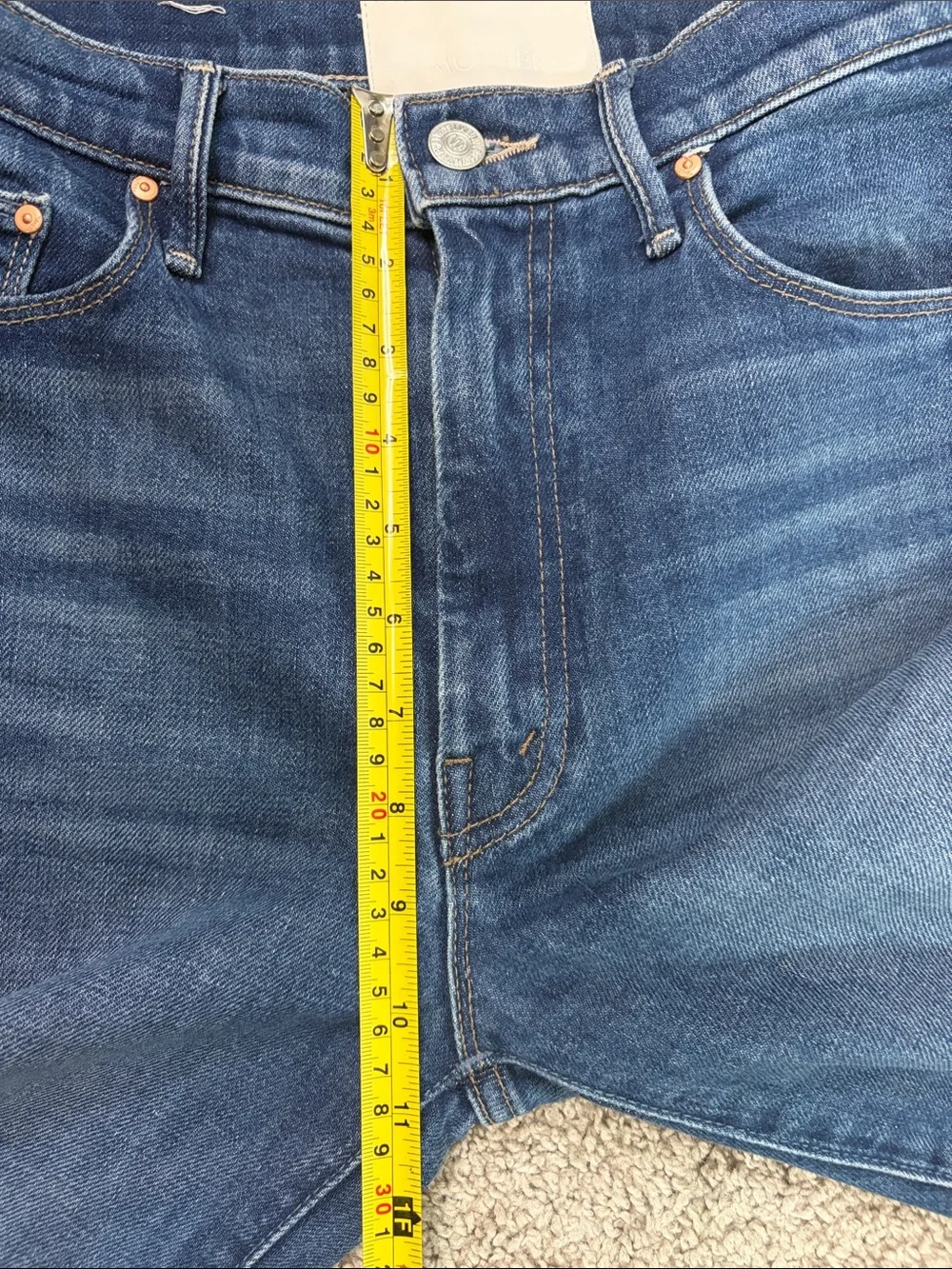 Mother Superior High-Waisted Weekender Skimp Flare Jeans Perfectly Imperfect 26
